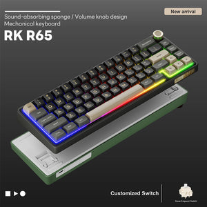 RK Royal Kludge R65 Gasket Wired Mechanical Keyboard