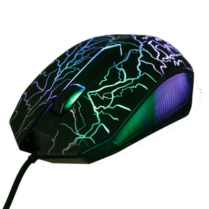 3200DPI Computer Mouses Colorful LED Professional Mouse Gaming