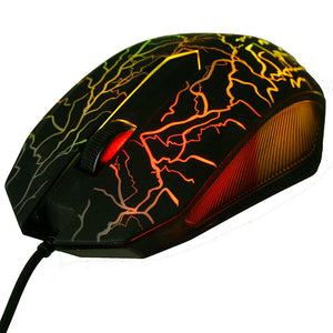 3200DPI Computer Mouses Colorful LED Professional Mouse Gaming