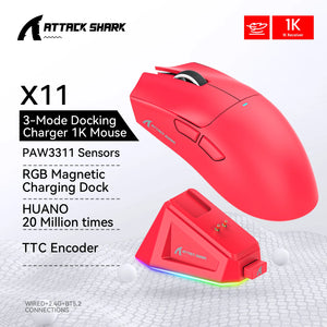 Attack Shark X11 Wireless Gaming Mouse